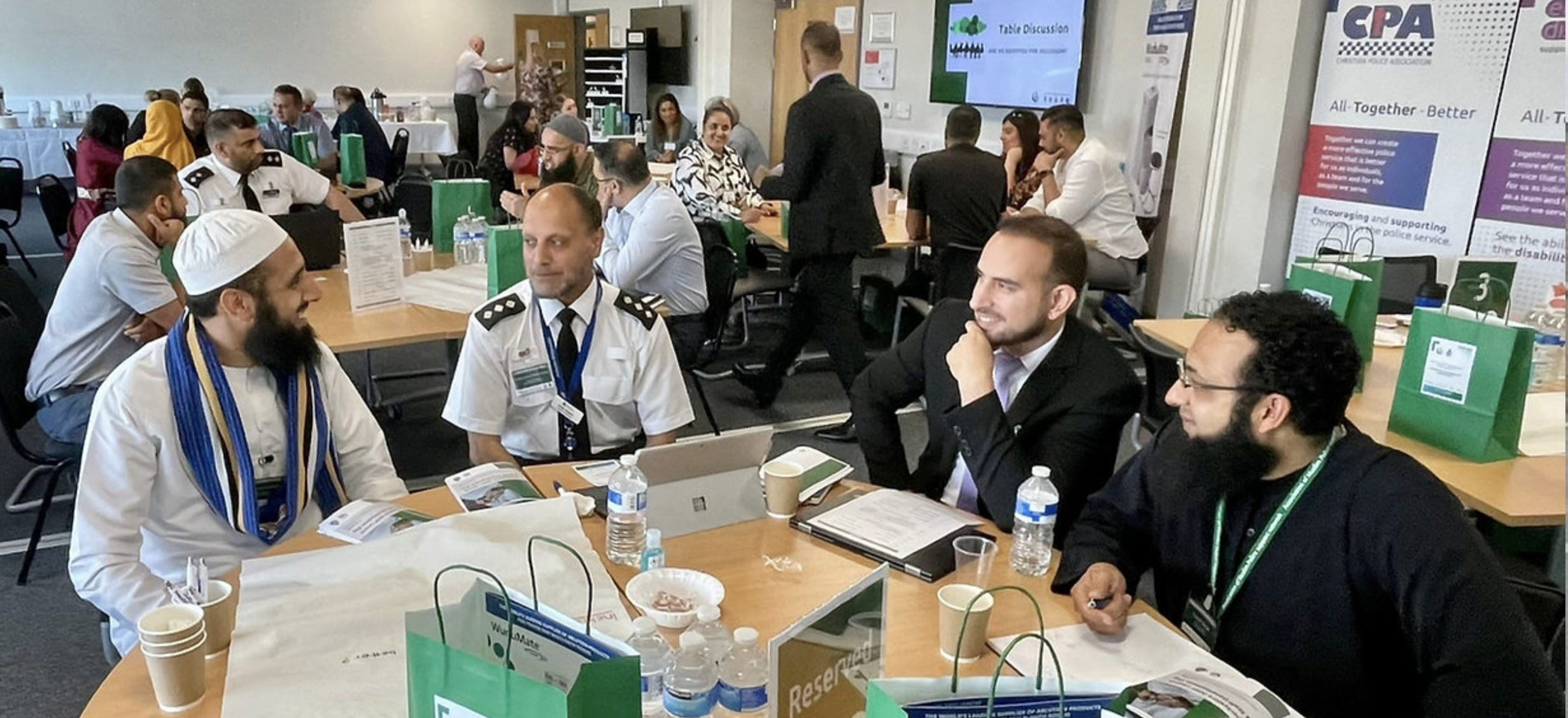 A photo of the NAMP team and community members