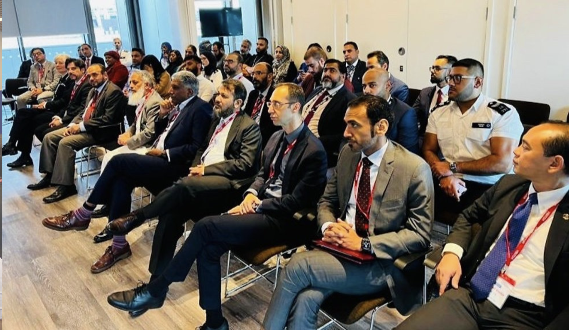 A photo of the NAMP community at an event